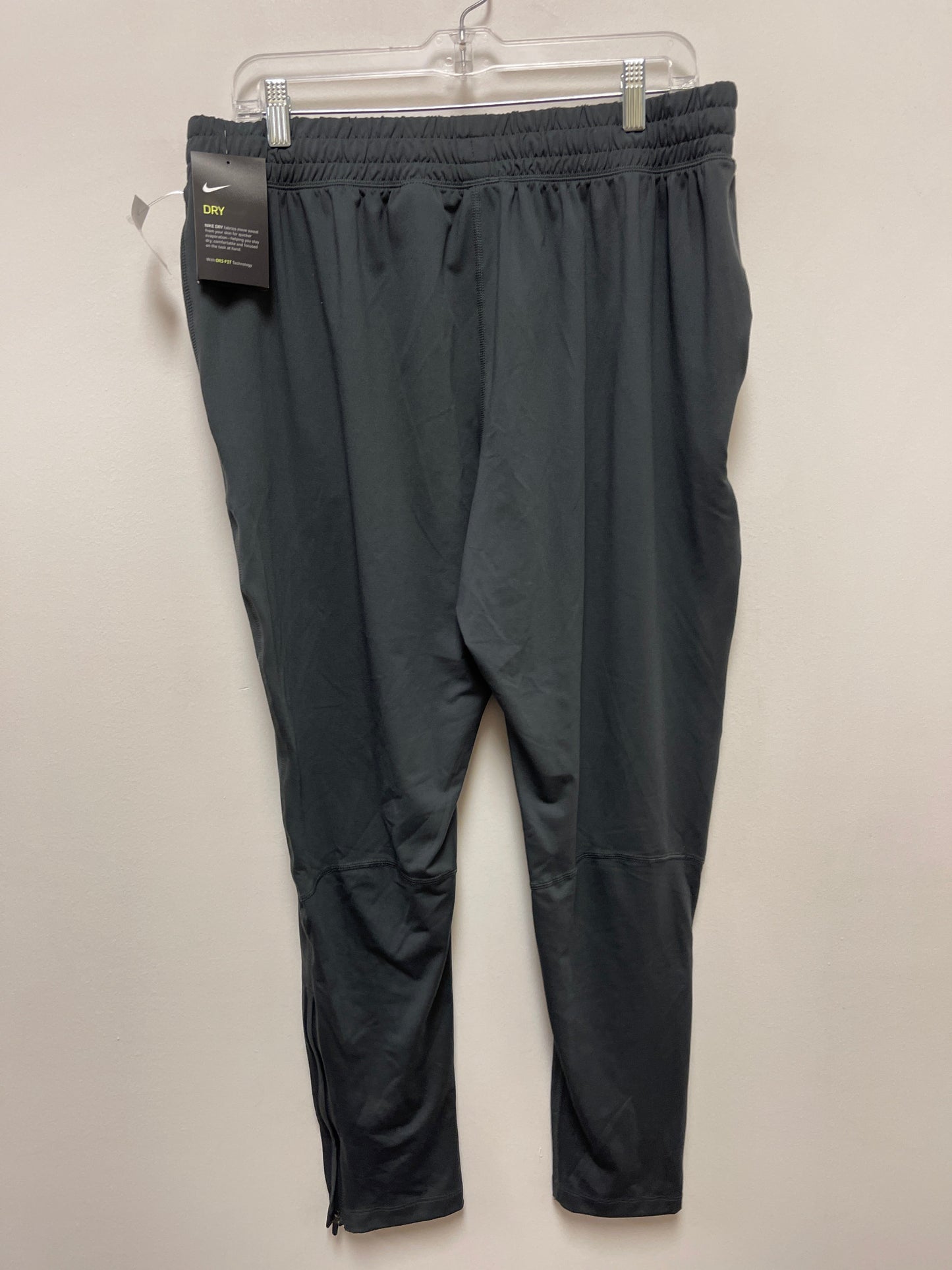 Grey Athletic Pants Nike Apparel, Size Xl