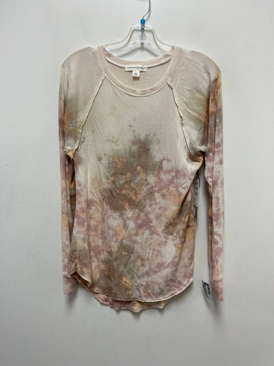 Tie Dye Print Top Long Sleeve Treasure And Bond, Size L