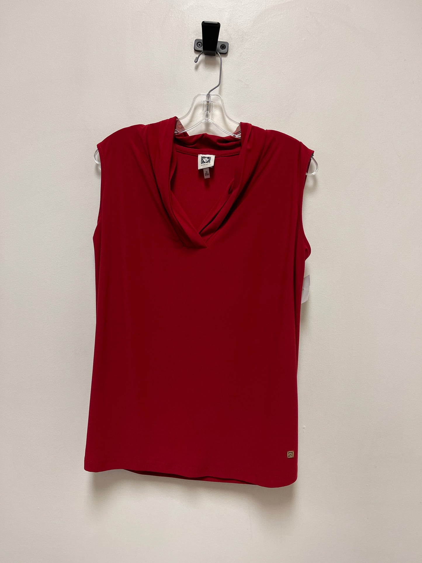 Red Top Sleeveless Anne Klein, Size 2x