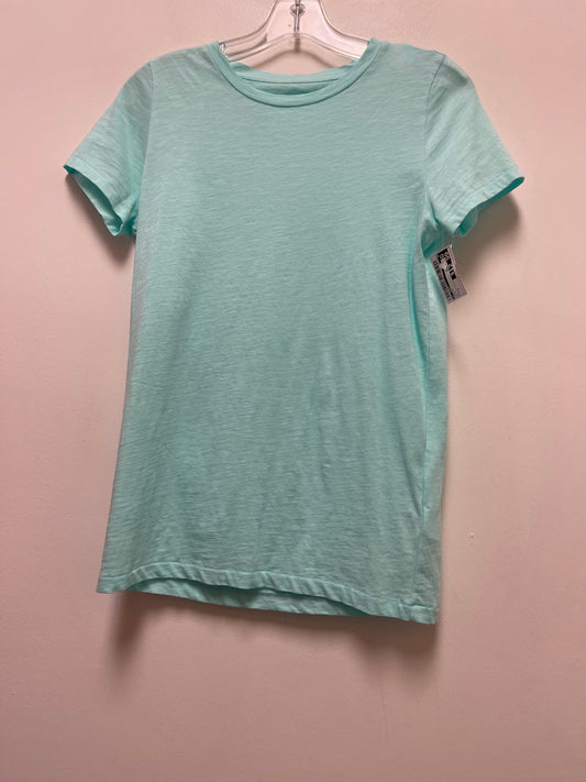 Blue Top Short Sleeve J. Crew, Size S