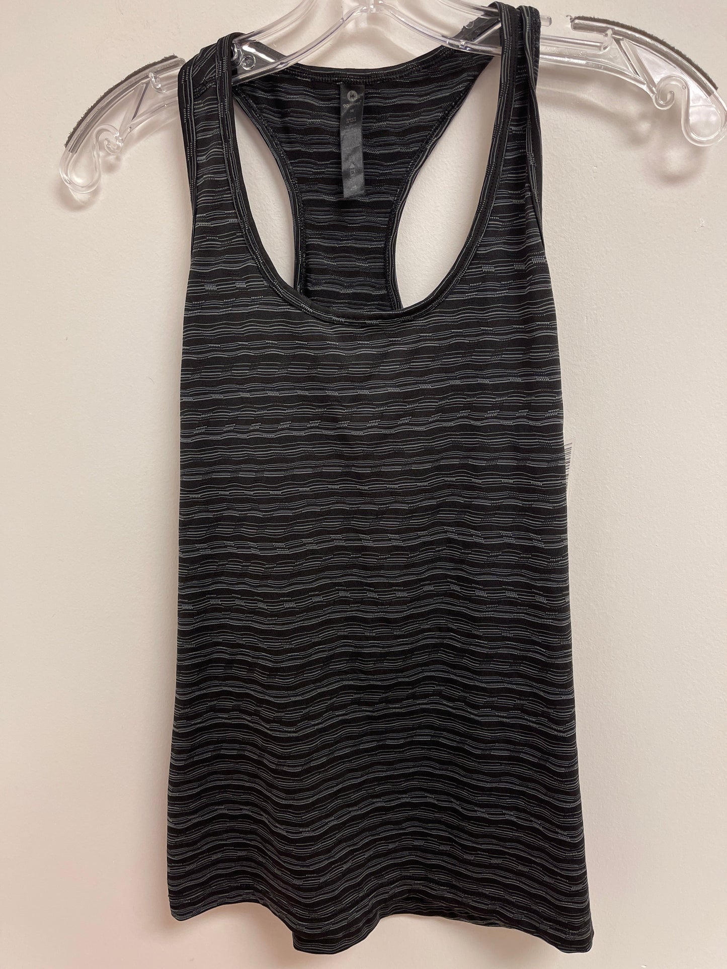 Black & Grey Athletic Tank Top 90 Degrees By Reflex, Size M