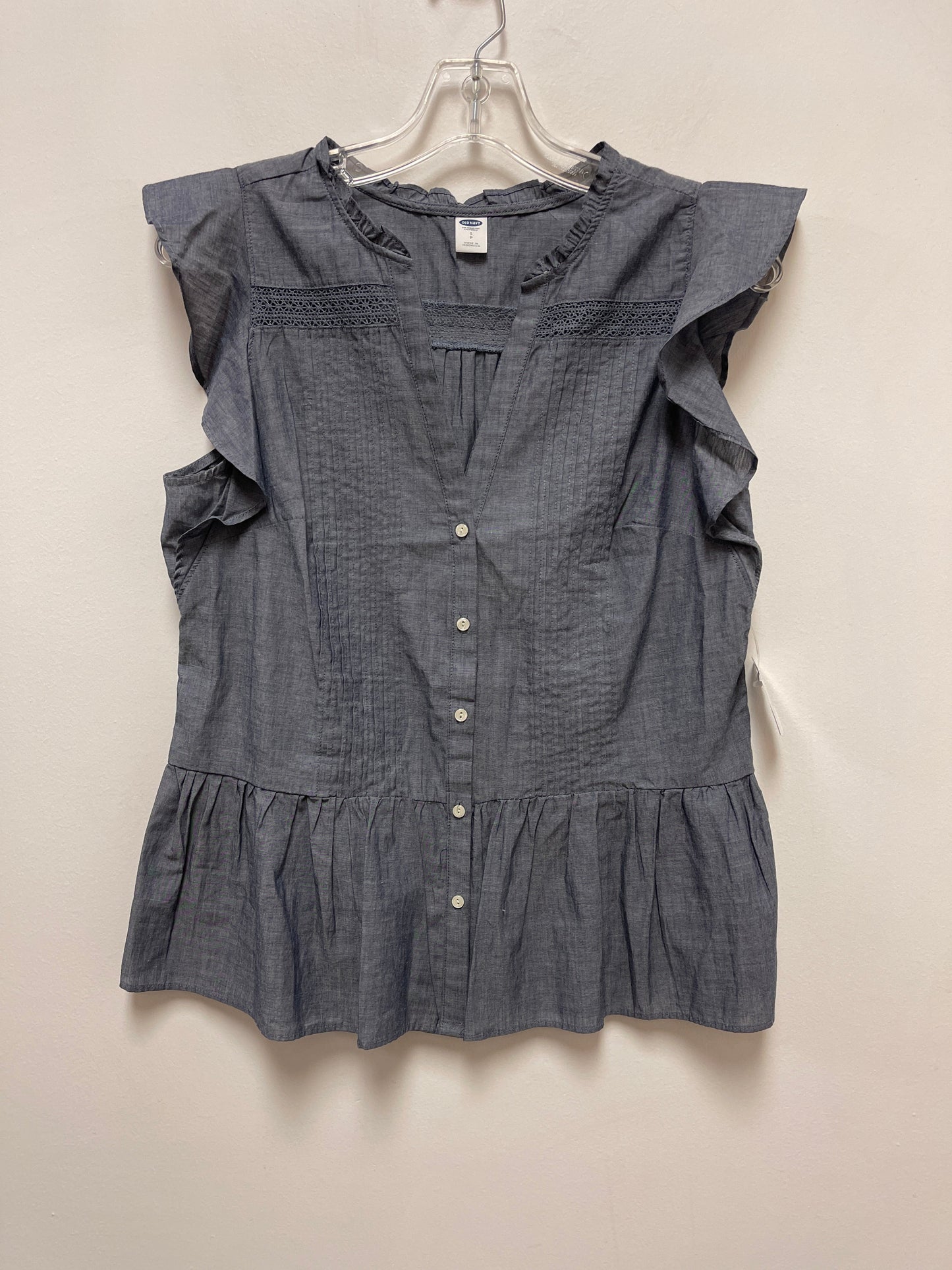 Blue Top Short Sleeve Old Navy, Size S