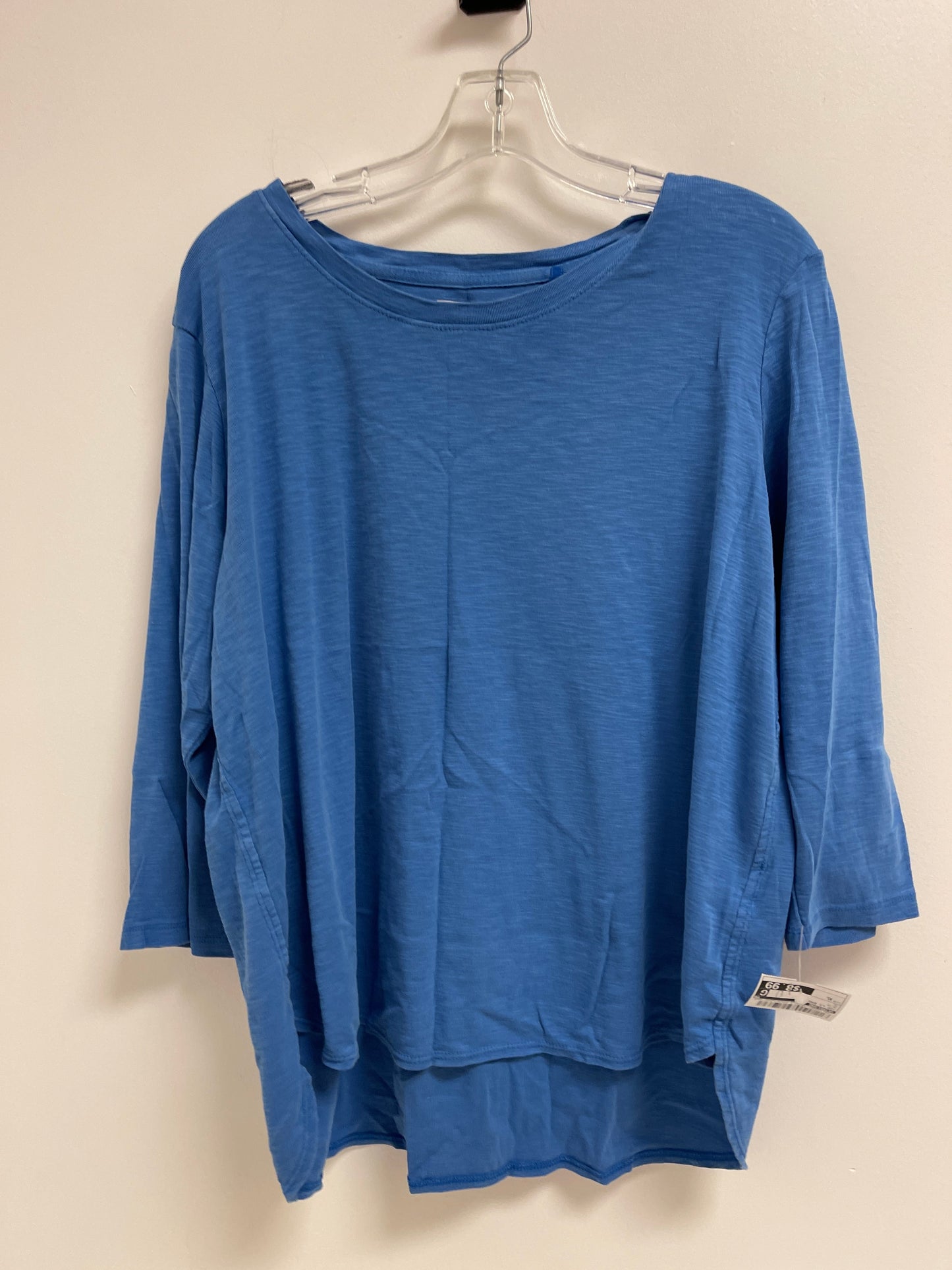 Blue Top Long Sleeve Basic Kirkland, Size Xl