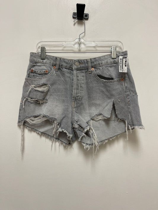 Grey Denim Shorts Zara, Size 8