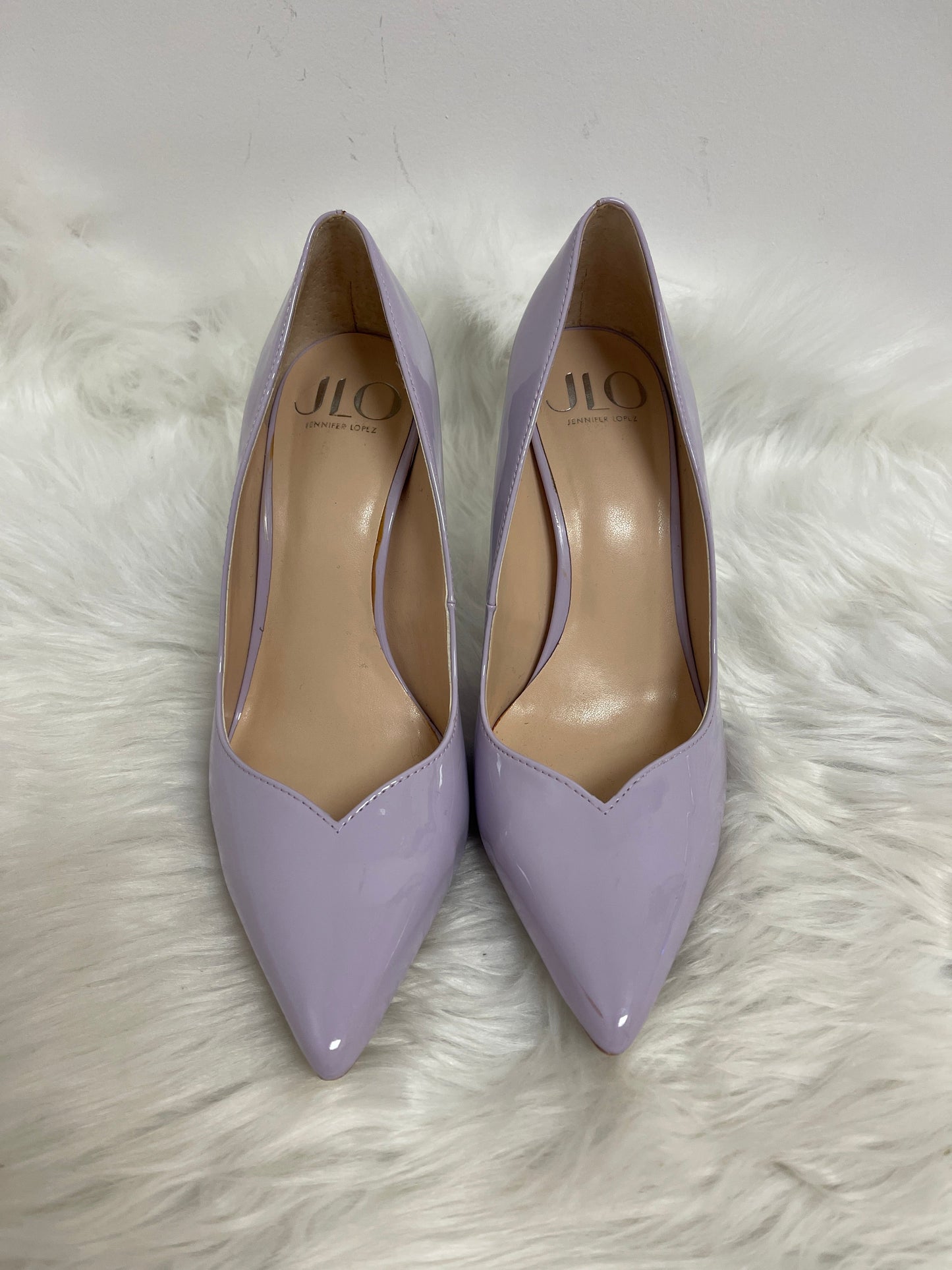 Purple Shoes Heels Stiletto Jennifer Lopez, Size 8.5