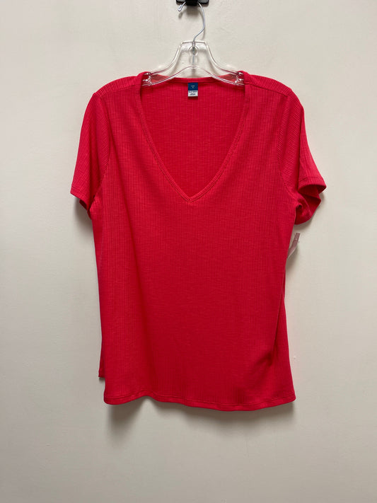 Pink Top Short Sleeve Old Navy, Size M