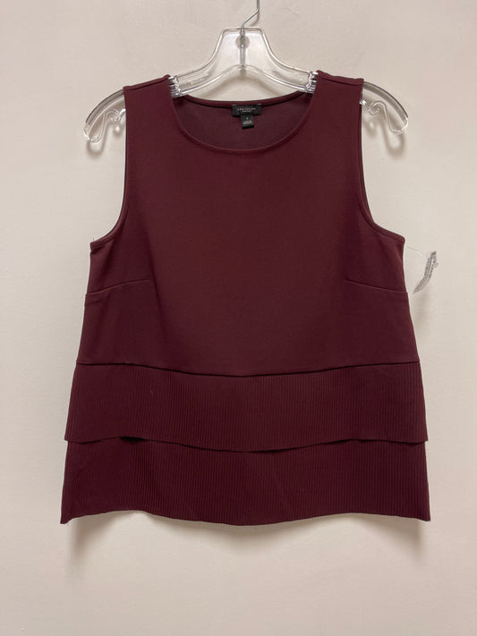 Red Top Sleeveless Ann Taylor, Size S