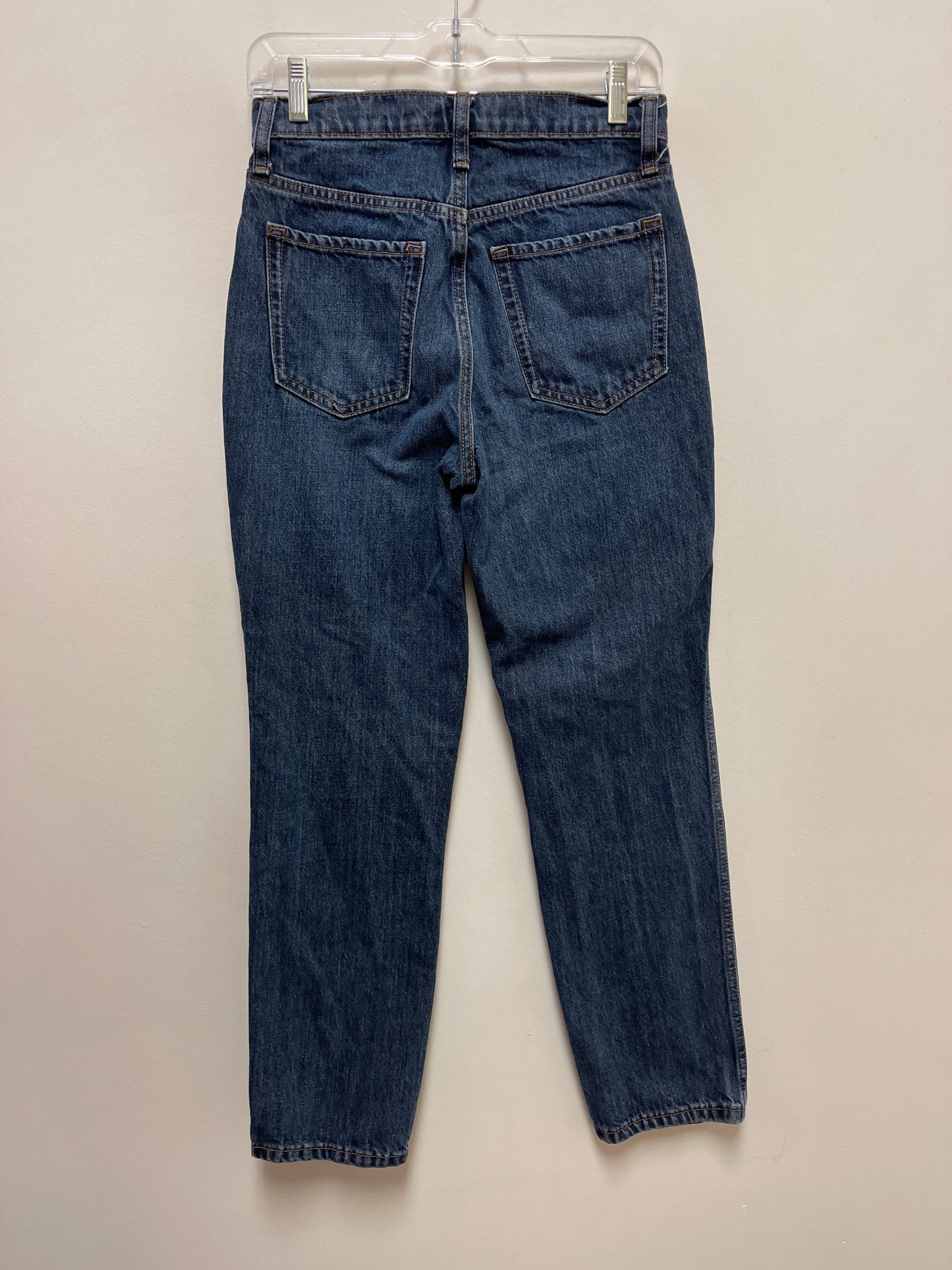 Jeans Straight By Banana Republic In Blue Denim, Size: 2