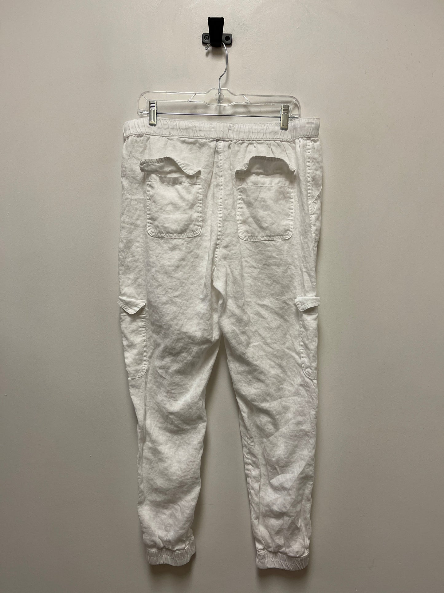 Pants Linen By Nicole By Nicole Miller In White, Size: 14