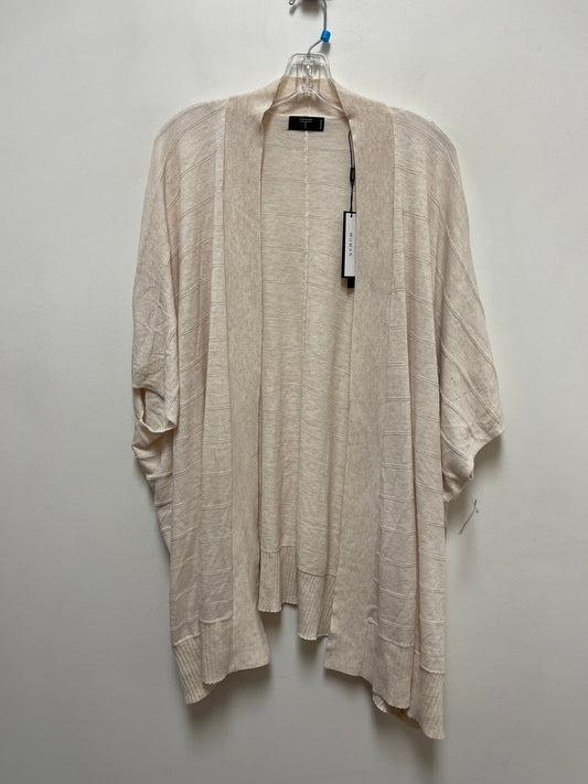 Cardigan By Tahari By Arthur Levine In Cream, Size: 2x