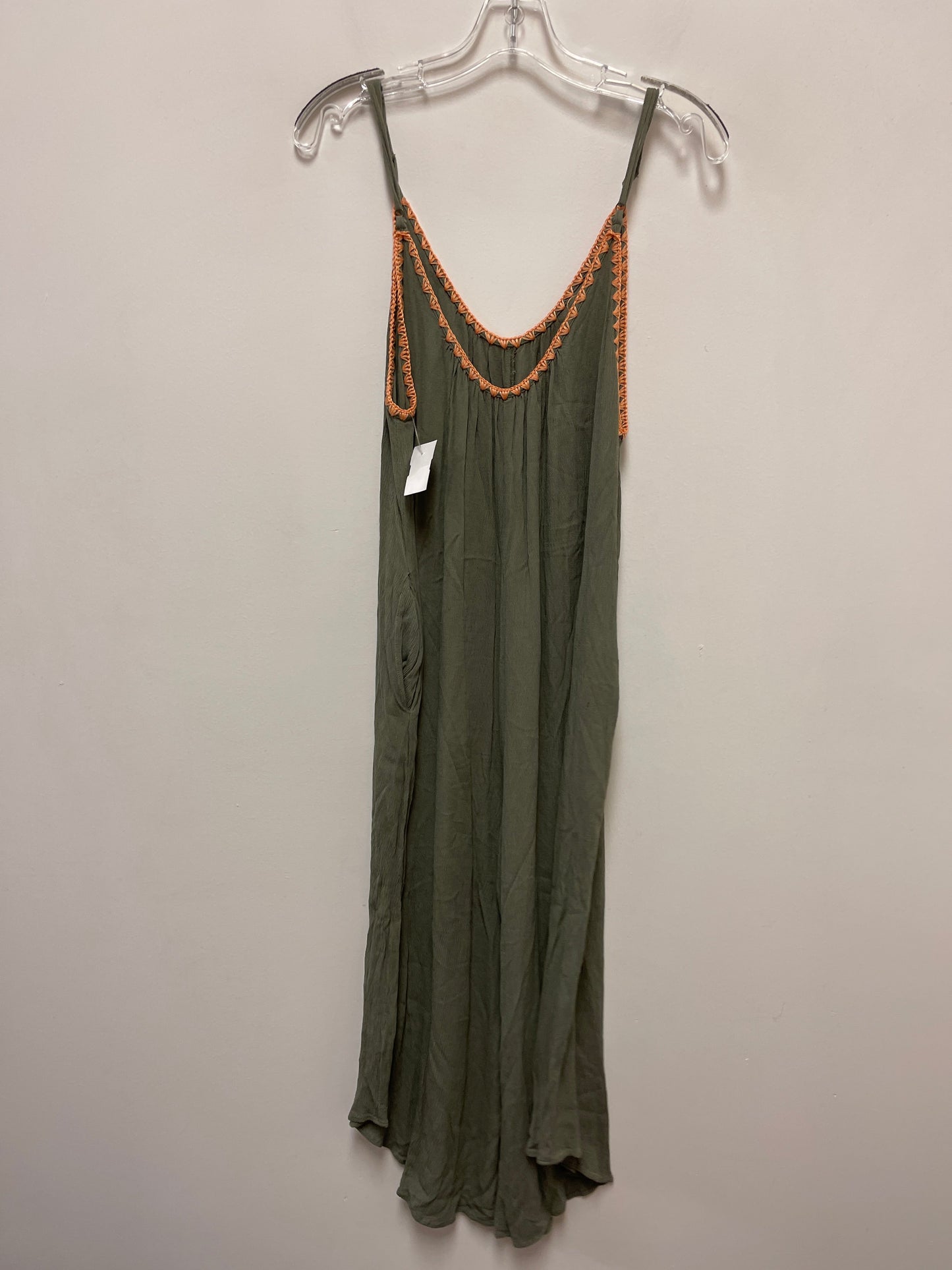 Jumpsuit By Clothes Mentor In Green, Size: L