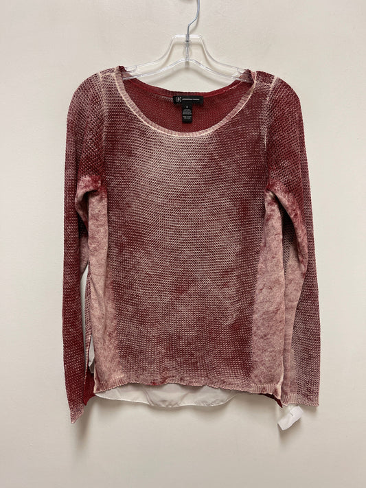 Top Long Sleeve By Inc In Red, Size: M