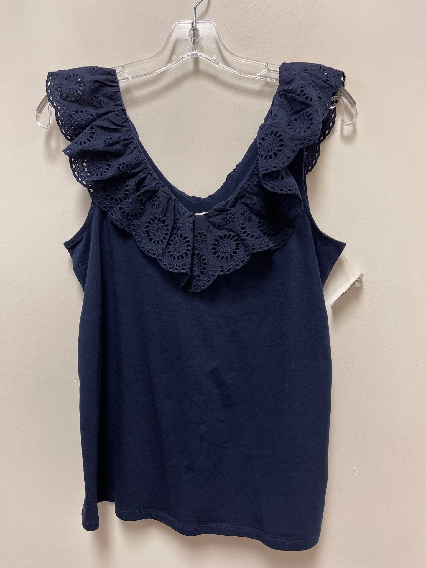 Top Short Sleeve By Crown And Ivy In Navy, Size: S