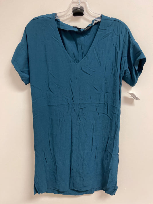 Tunic Short Sleeve By Madewell In Blue, Size: Xs