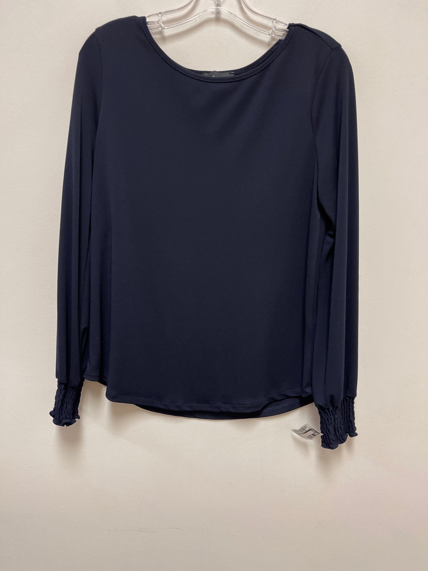 Top Long Sleeve By Premise In Navy, Size: L