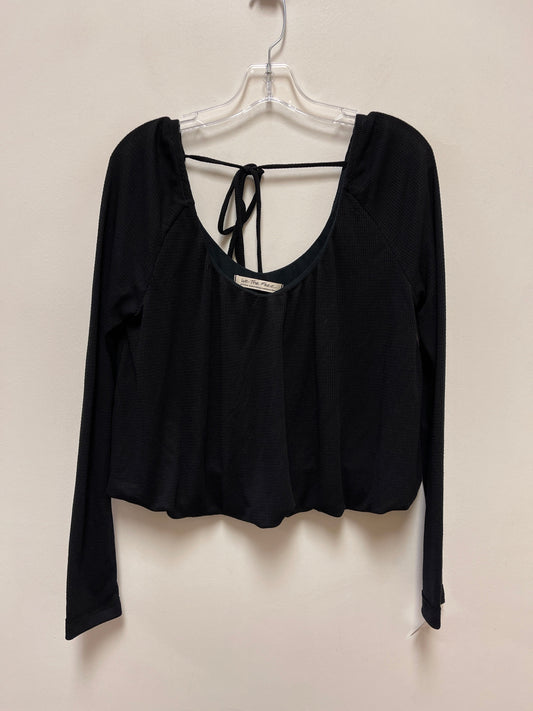 Top Long Sleeve By We The Free In Black, Size: M