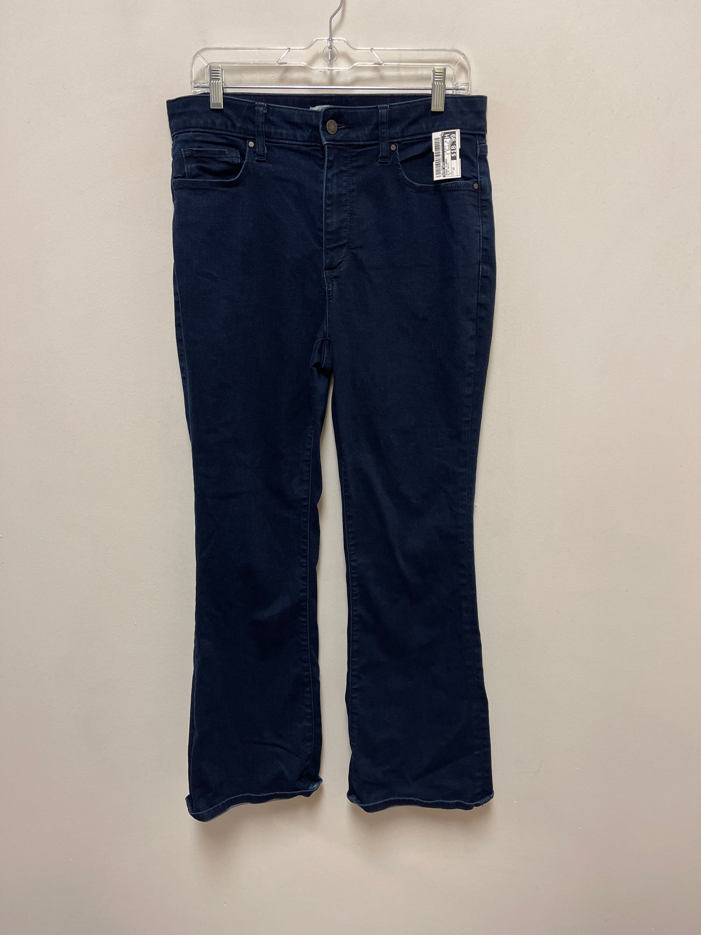 Jeans Flared By Nine West In Blue Denim, Size: 12