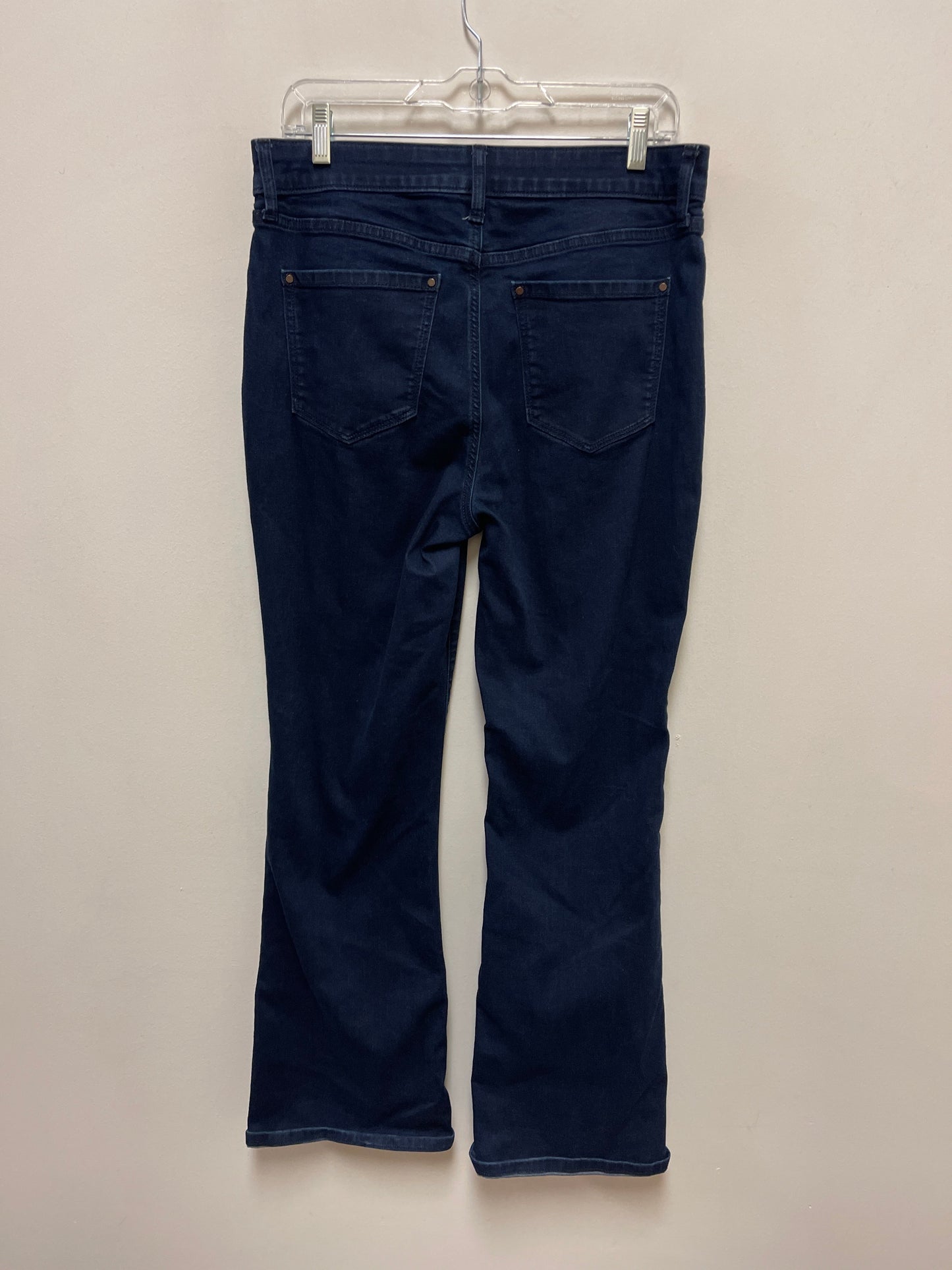 Jeans Flared By Nine West In Blue Denim, Size: 12