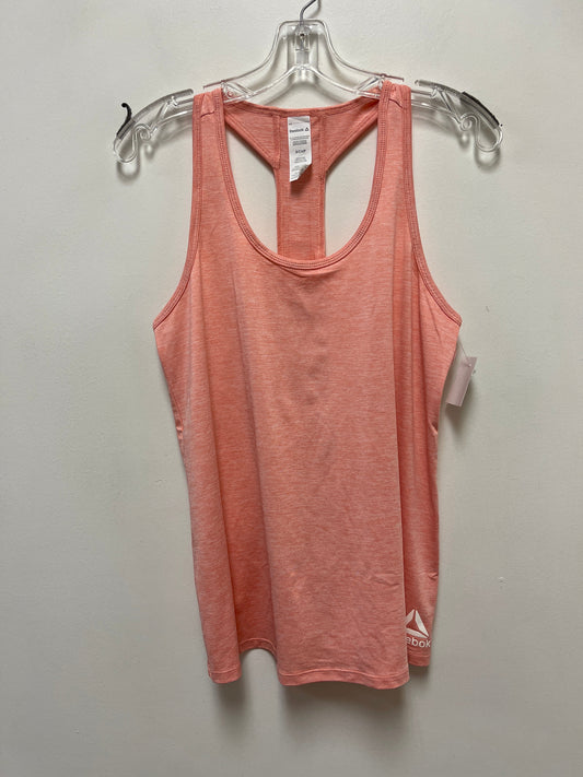 Athletic Tank Top By Reebok In Pink, Size: S