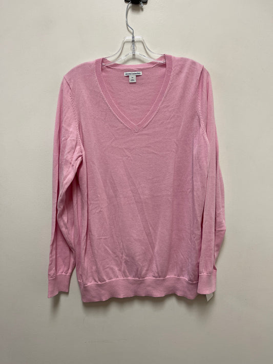 Top Long Sleeve By Amazon Essentials In Pink, Size: 2x