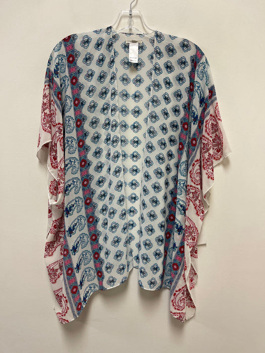 Kimono By Maurices In Blue Red & White, Size: Onesize