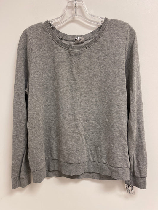 Sweatshirt Collar By Divided In Grey, Size: M