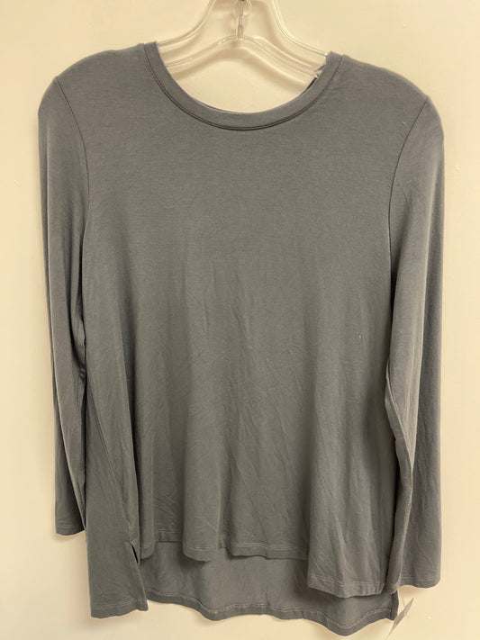 Top Long Sleeve Basic By Liverpool In Grey, Size: S