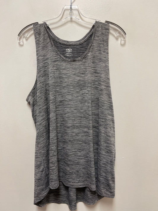 Athletic Tank Top By Athletic Works In Grey, Size: L