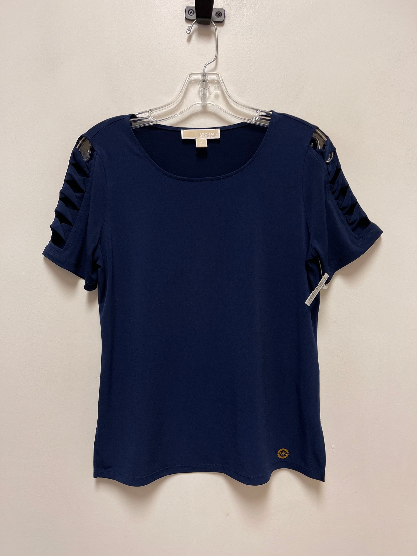 Top Short Sleeve By Michael By Michael Kors In Navy, Size: S