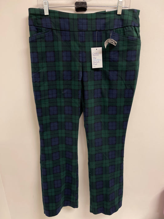 Pants Other By Croft And Barrow In Blue & Green, Size: 14p