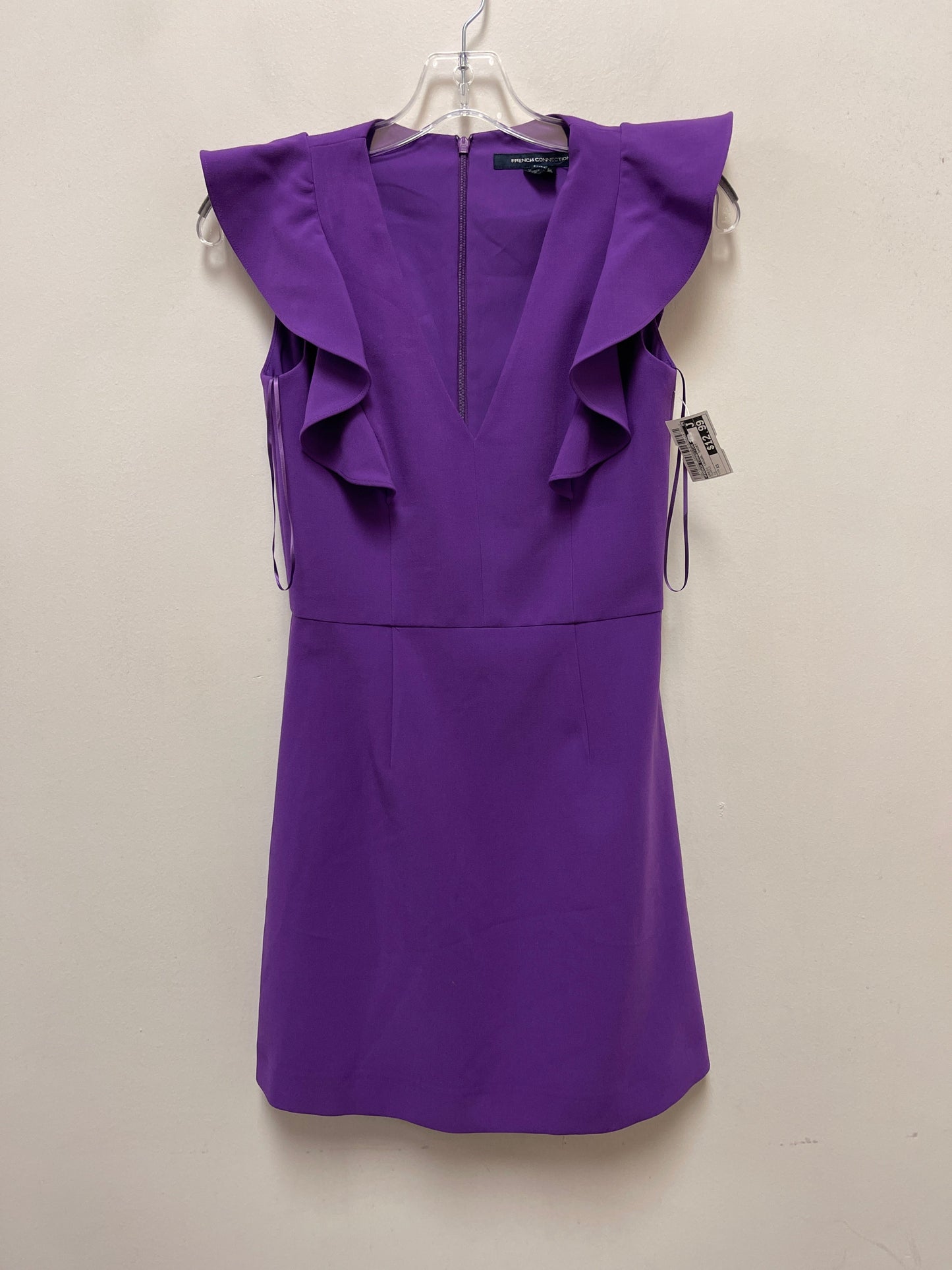 Dress Casual Short By French Connection In Purple, Size: Xs