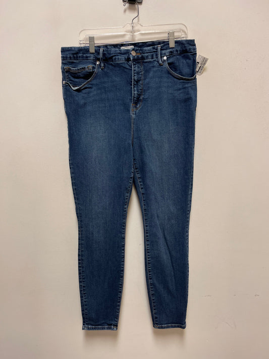 Jeans Designer By Good American In Blue Denim, Size: 18