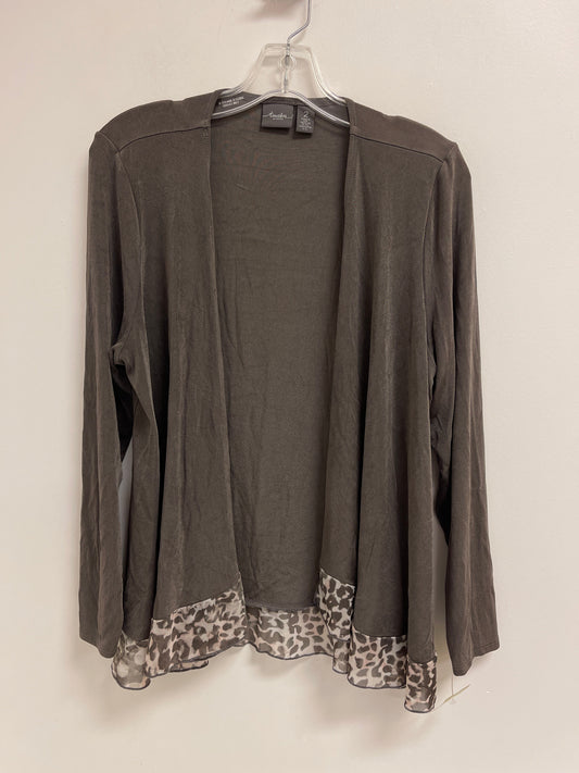 Cardigan By Chicos In Grey, Size: L