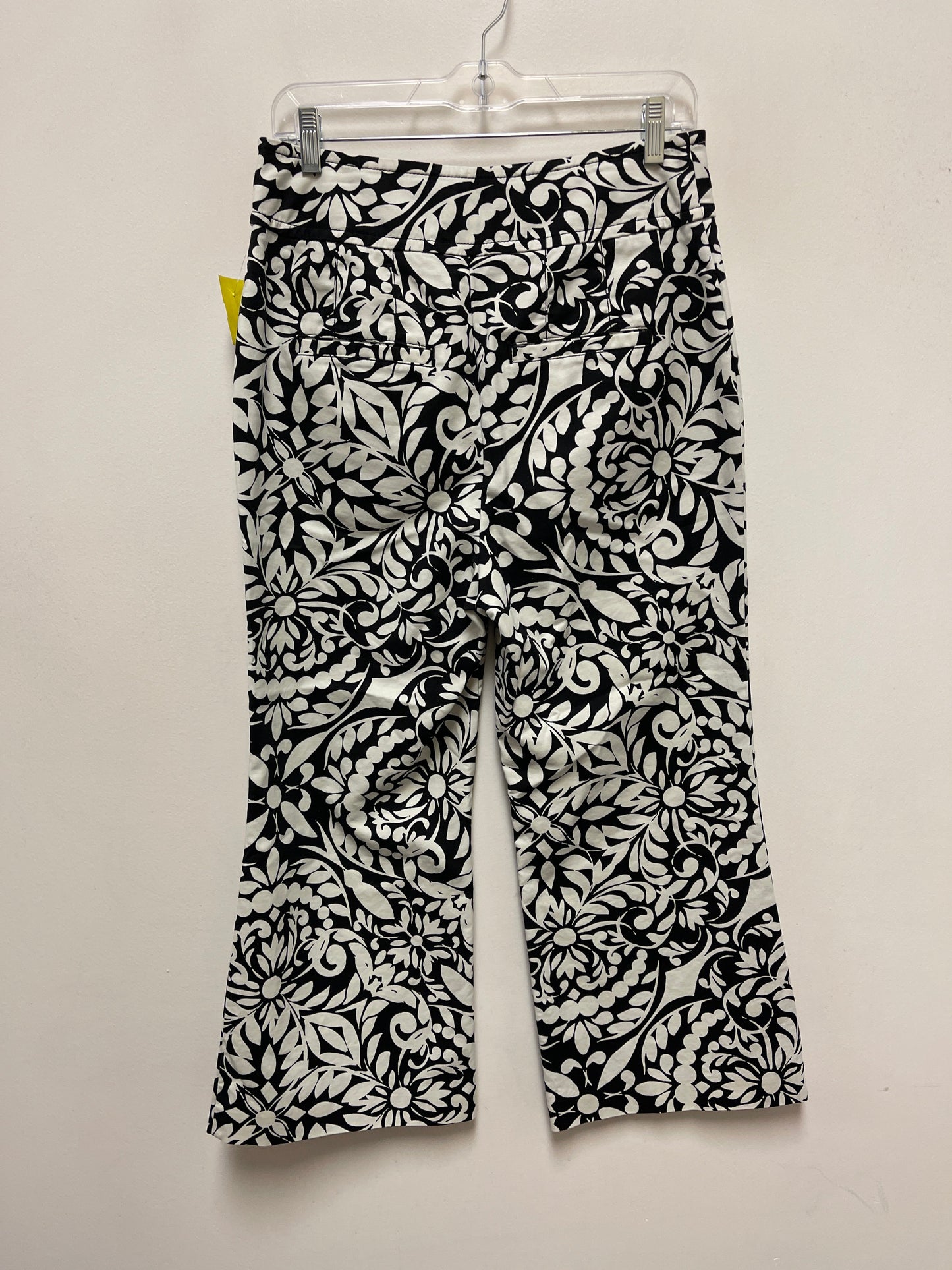 Pants Wide Leg By Maeve In Black & White, Size: 8