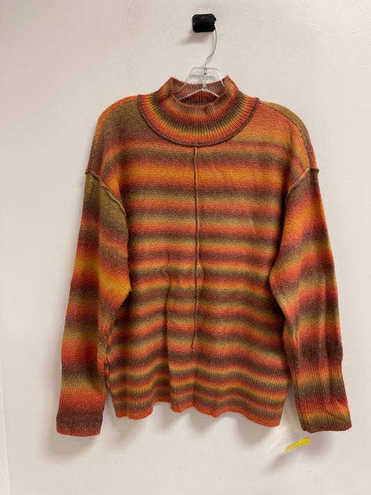 Sweater By Beachlunchlounge In Brown & Orange, Size: Xl