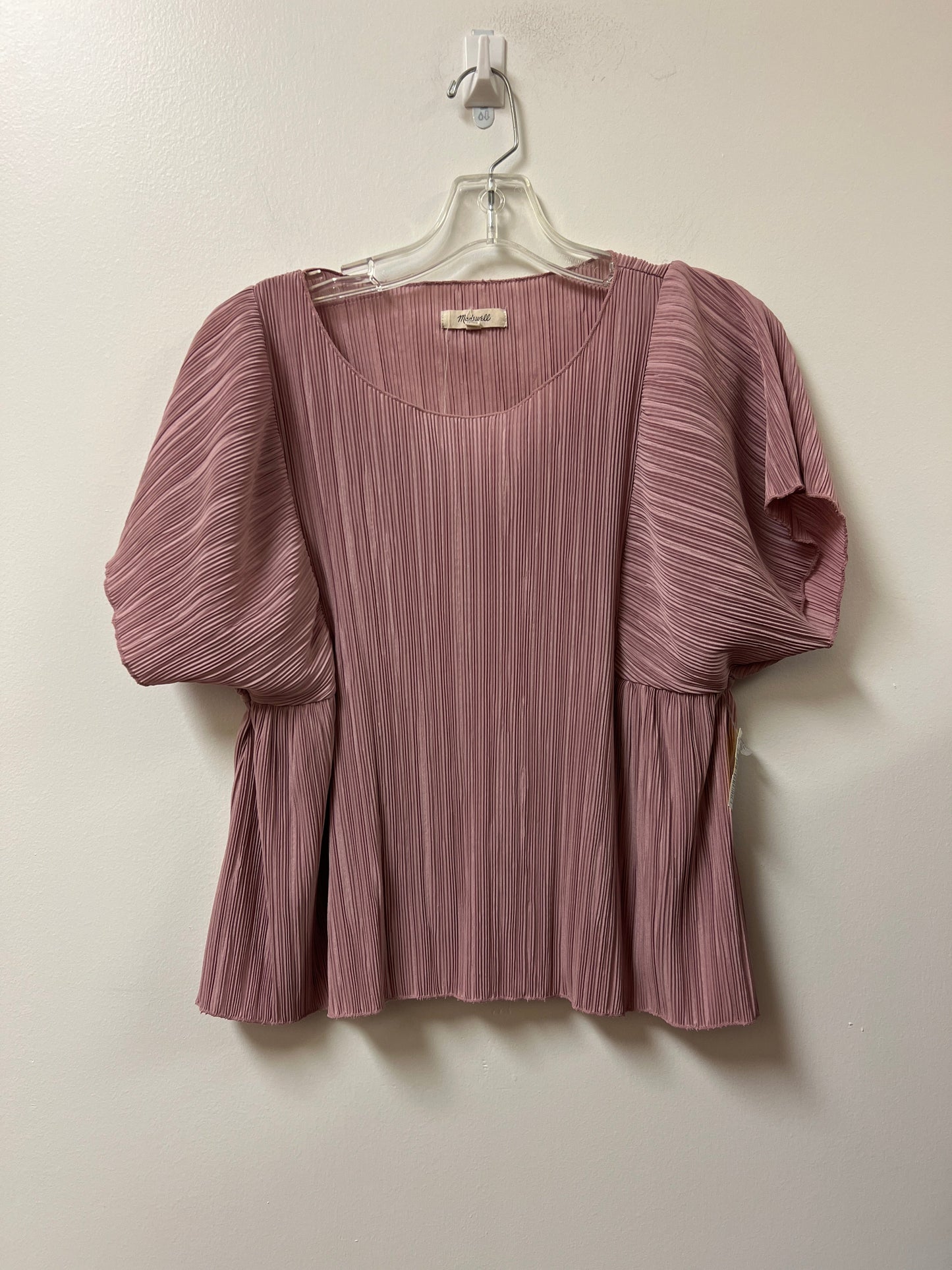 Top Short Sleeve By Madewell In Purple, Size: S