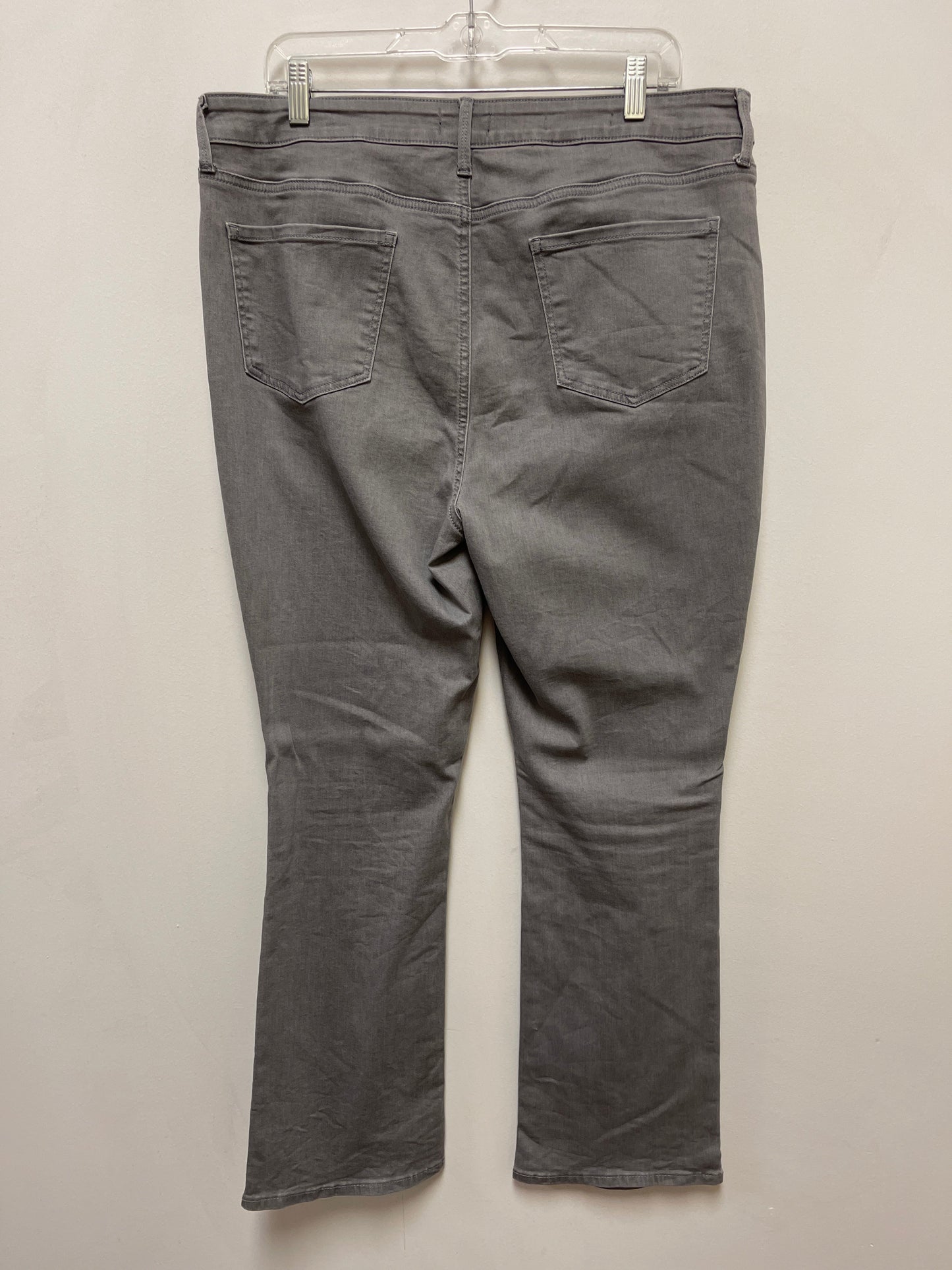 Jeans Boot Cut By Not Your Daughters Jeans In Grey Denim, Size: 16