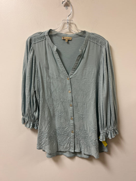 Top Long Sleeve By Democracy In Blue, Size: L