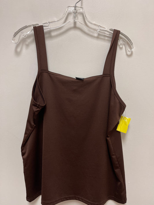 Tank Top By New Directions In Brown, Size: Xl