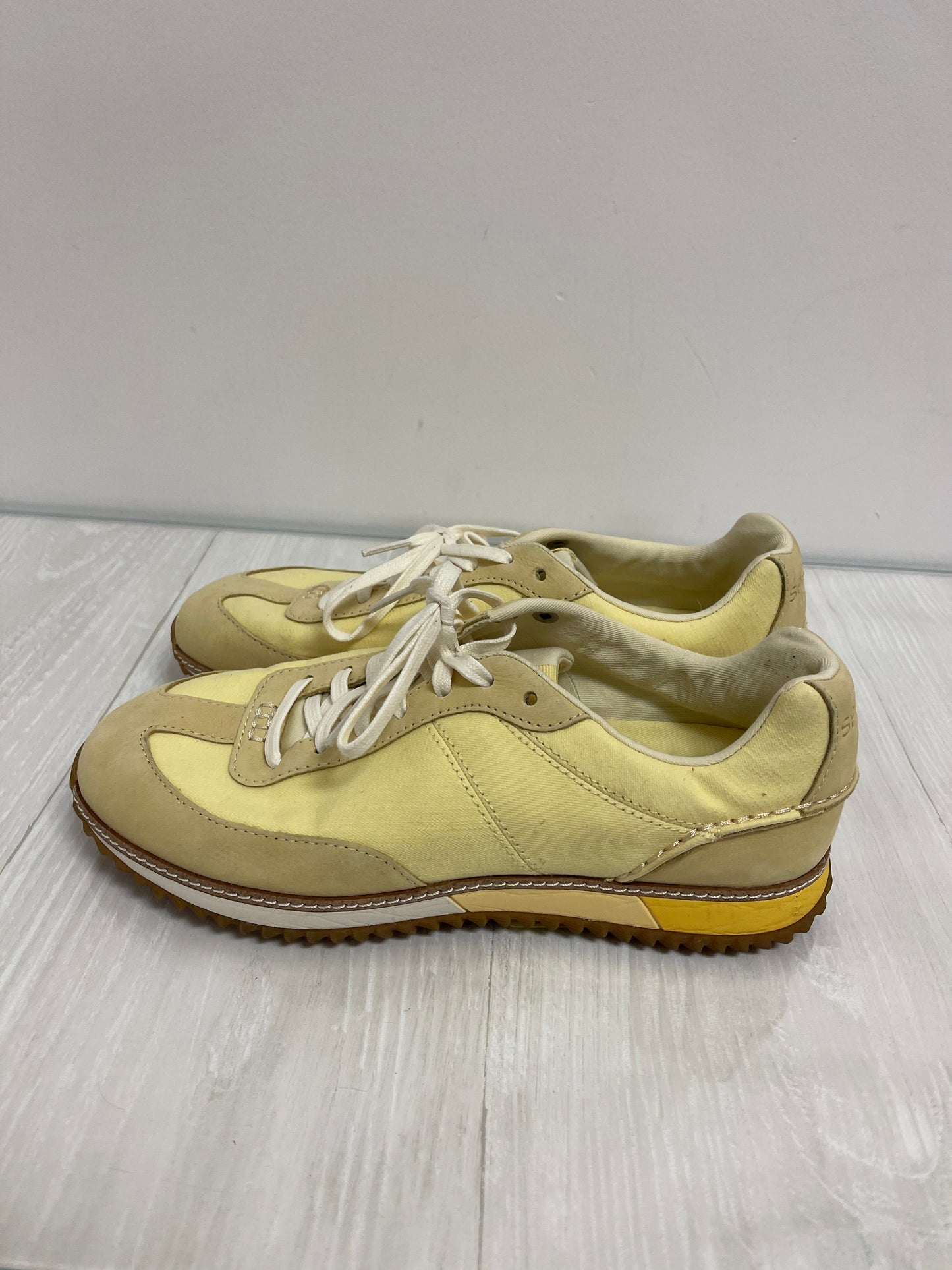 Shoes Sneakers By Sperry In Yellow, Size: 8.5