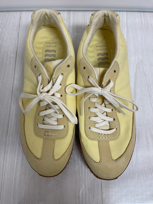 Shoes Sneakers By Sperry In Yellow, Size: 8.5