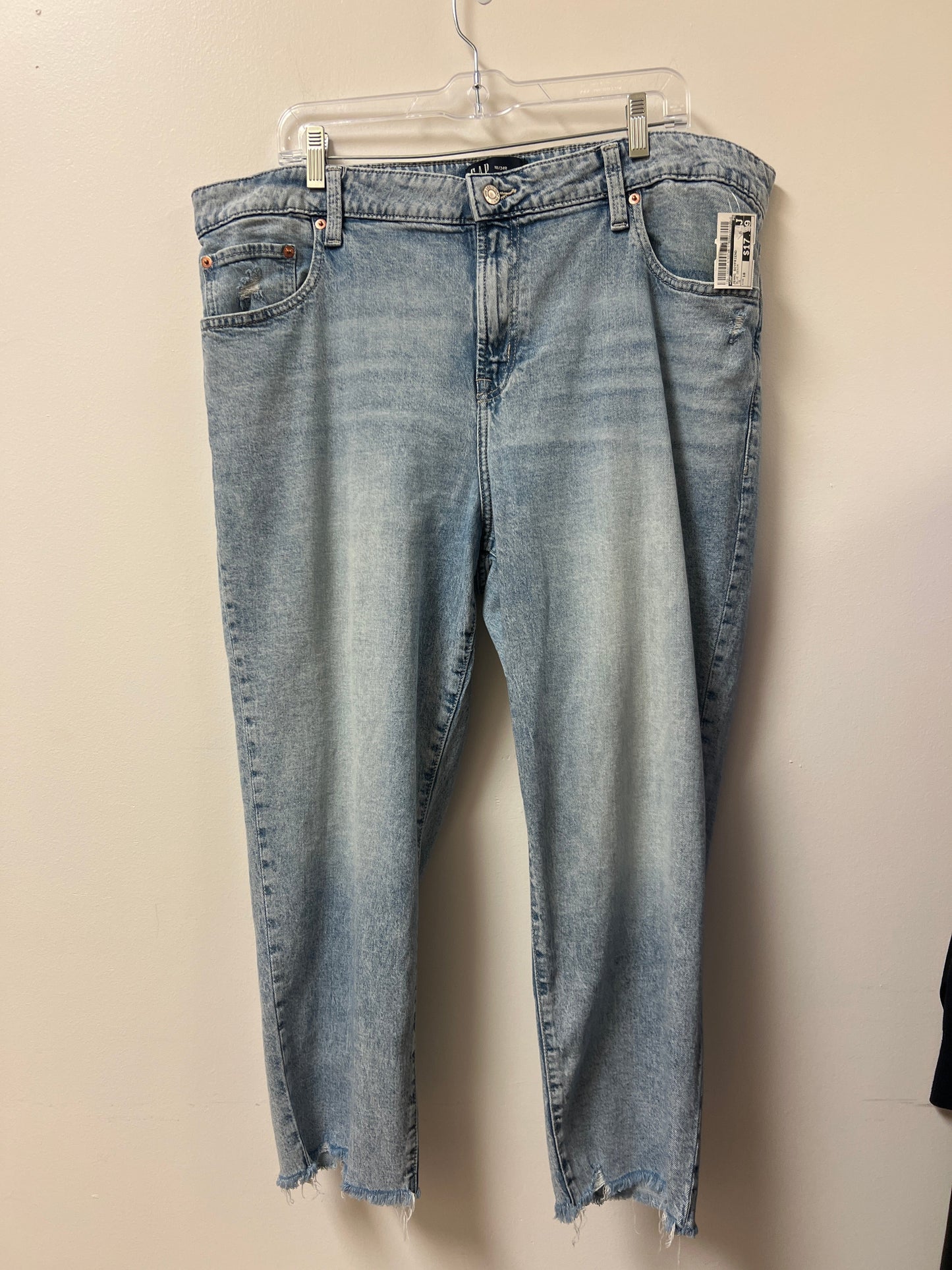 Jeans Boyfriend By Gap In Blue Denim, Size: 18