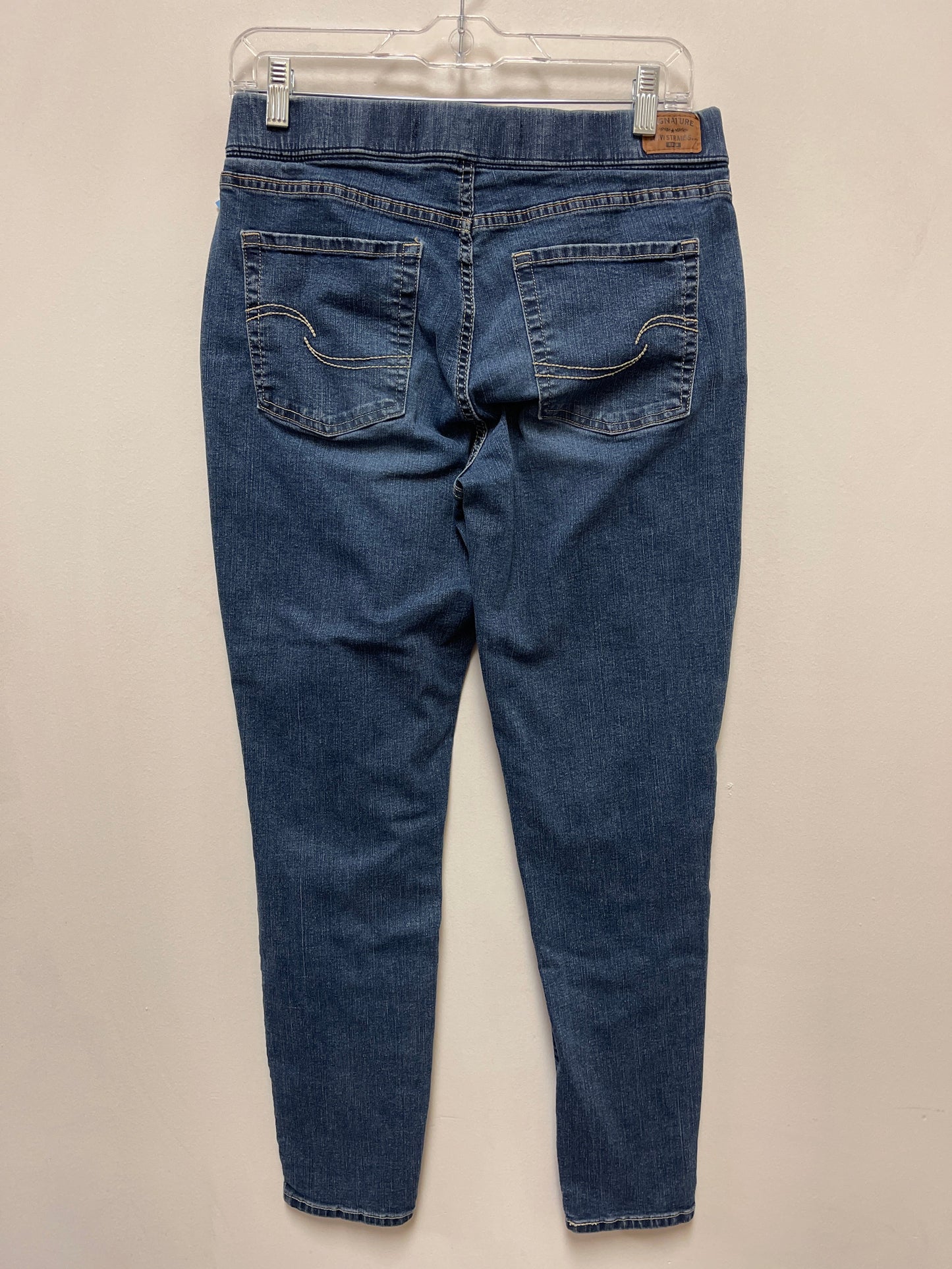 Jeans Skinny By Levis In Blue Denim, Size: 10