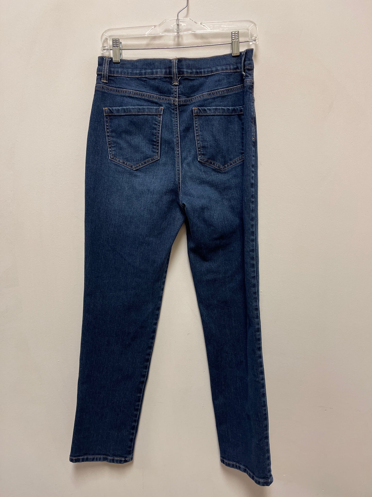 Jeans Straight By Gloria Vanderbilt In Blue Denim, Size: 8