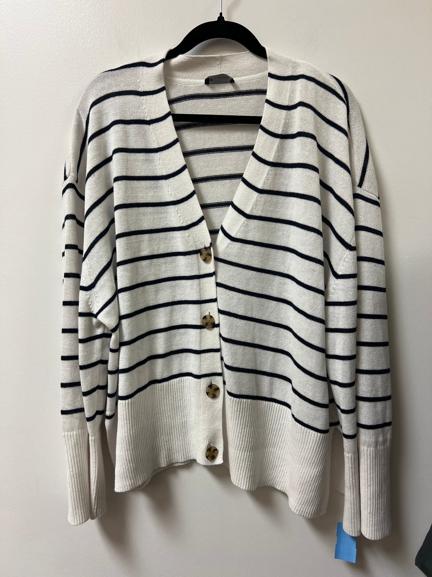 Cardigan By Gap In Striped Pattern, Size: Xl