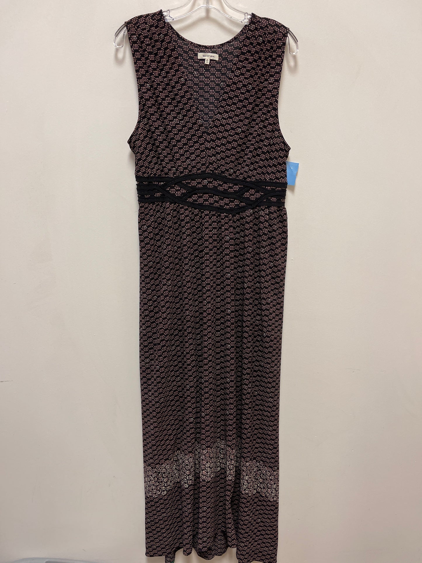 Dress Casual Maxi By Max Studio In Black & Cream, Size: Xl