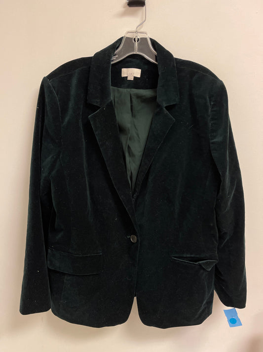 Blazer By Loft In Green, Size: 1x