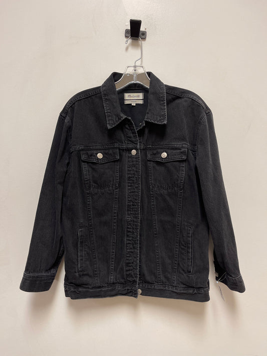 Jacket Denim By Madewell In Grey Denim, Size: L