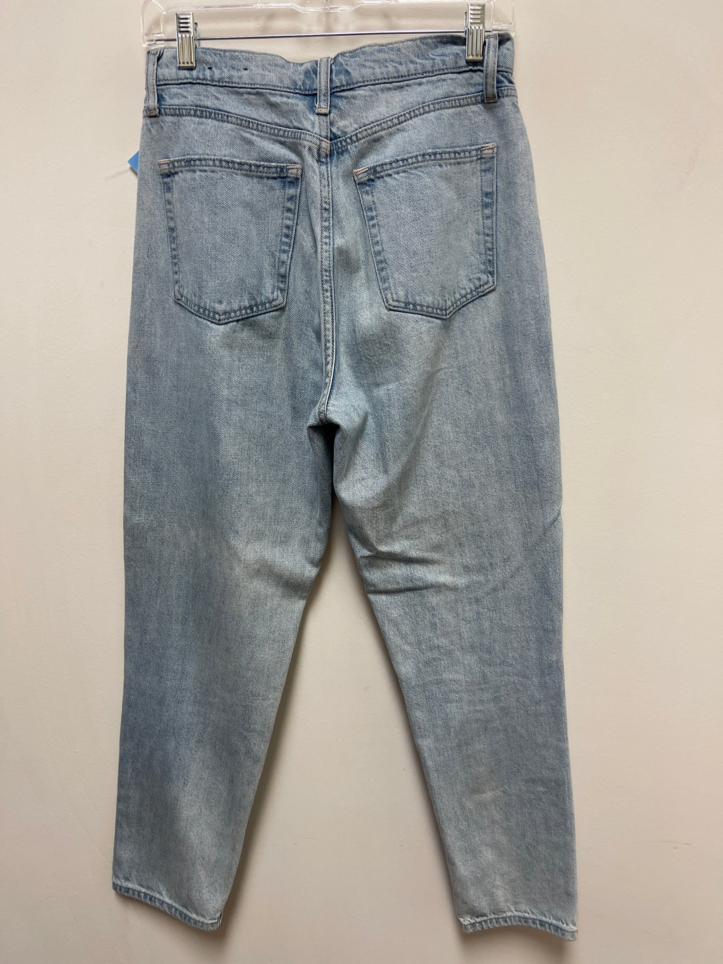 Jeans Straight By Gap In Blue Denim, Size: 4