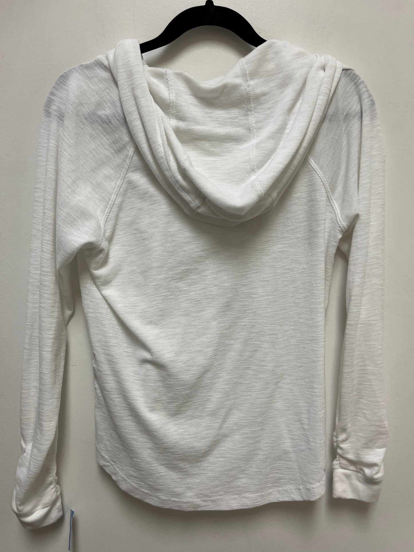 Sweatshirt Hoodie By Calvin Klein Performance In White, Size: M